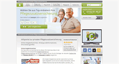 Desktop Screenshot of pflegeversicherung-infoportal.de