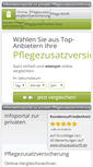 Mobile Screenshot of pflegeversicherung-infoportal.de